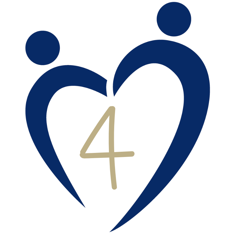 Cartoon 4 in heart